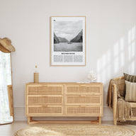 Milford Sound Travel B&W Poster