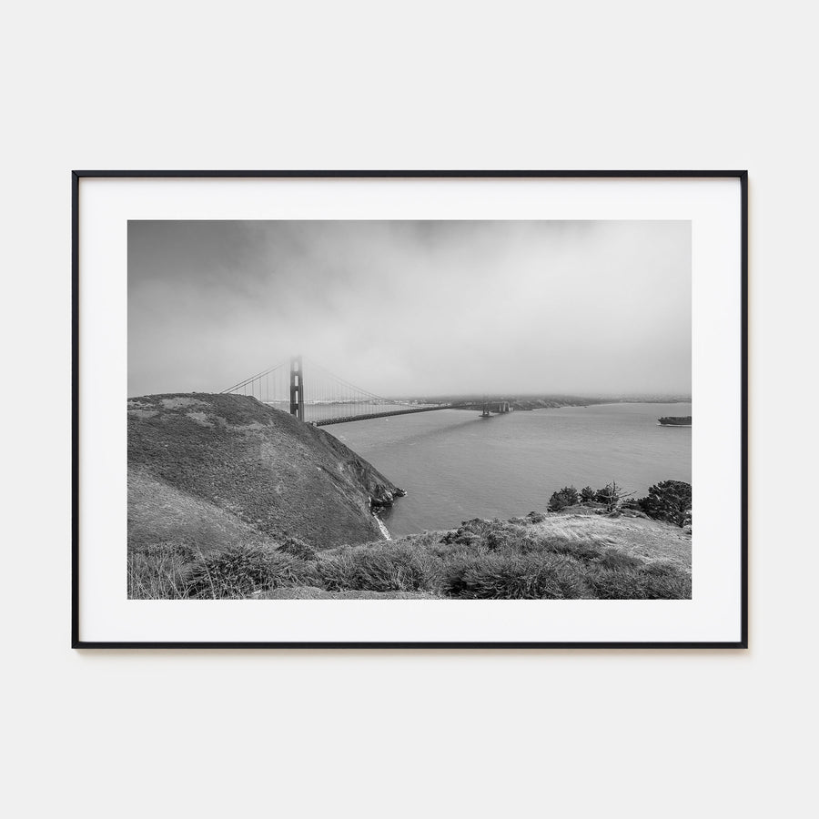 Mill Valley Landscape B&W Poster