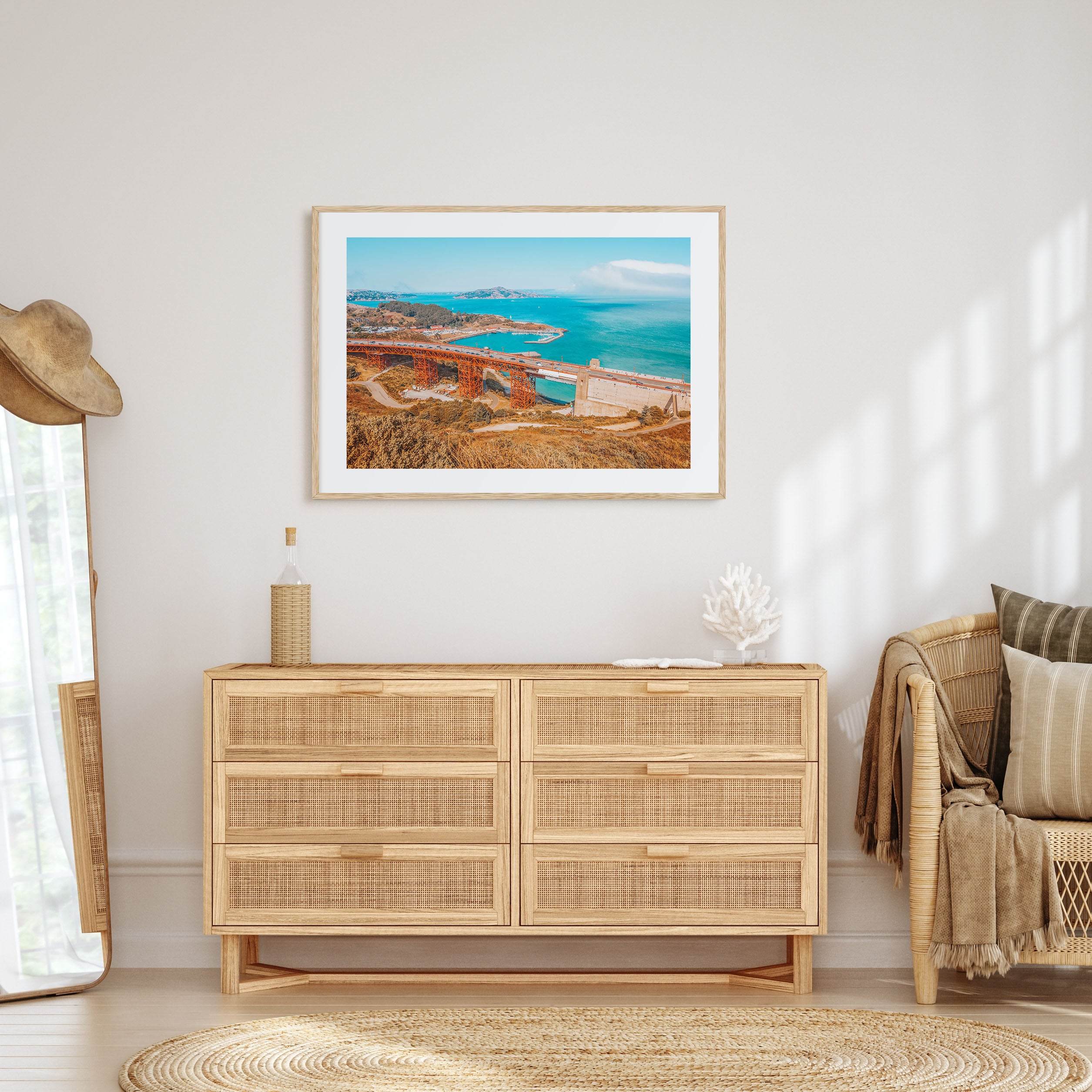 Mill Valley Landscape Color Poster