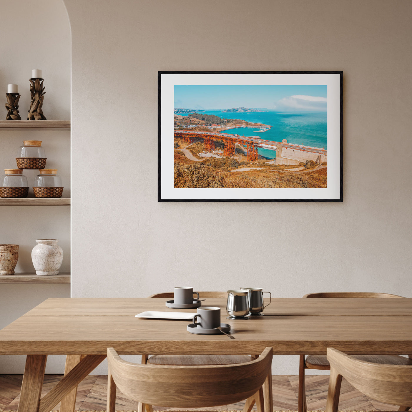 Mill Valley Landscape Color Poster