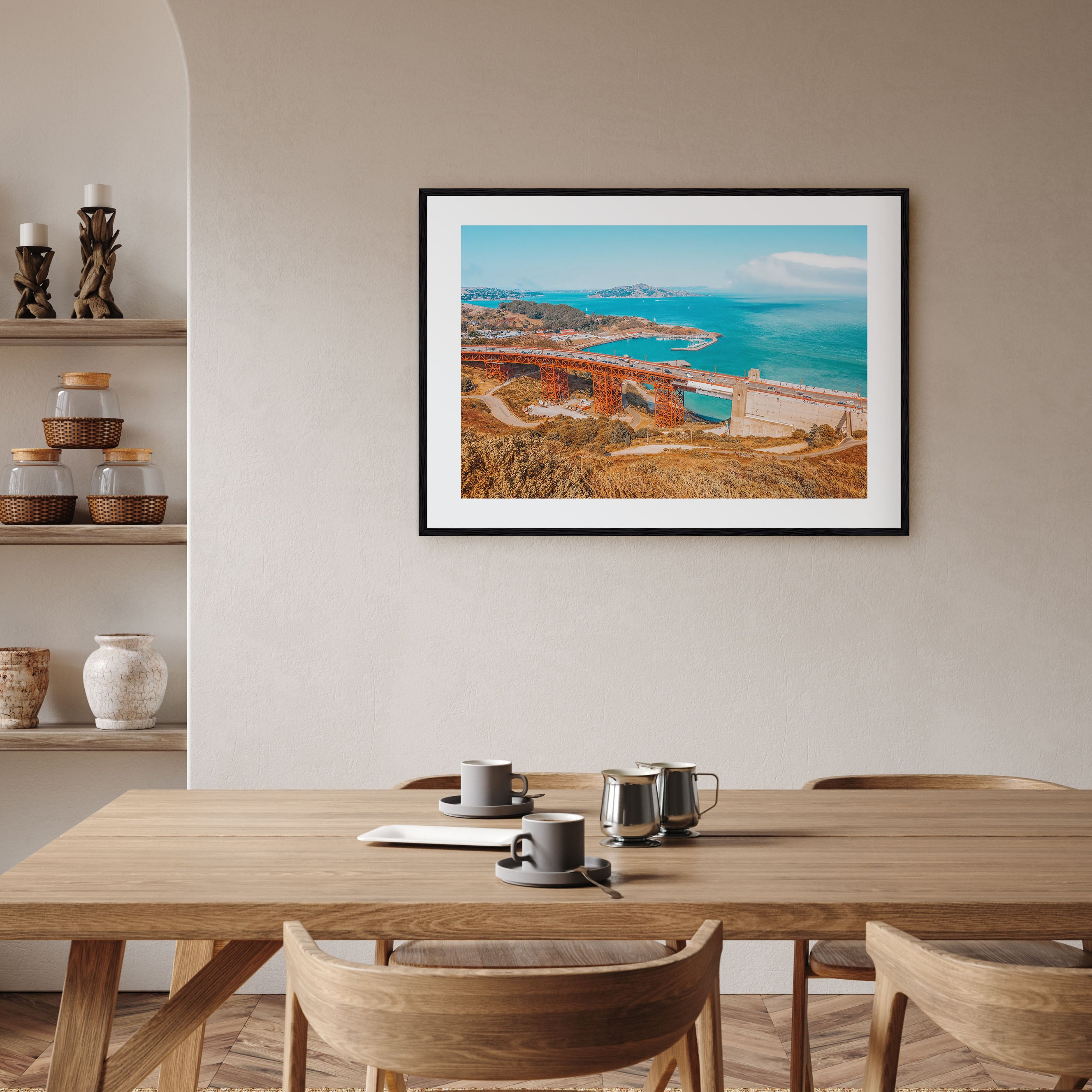 Mill Valley Landscape Color Poster