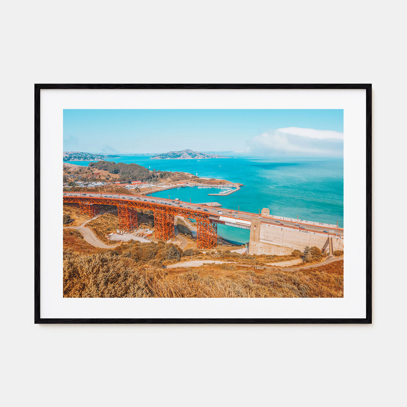 Mill Valley Landscape Color Poster