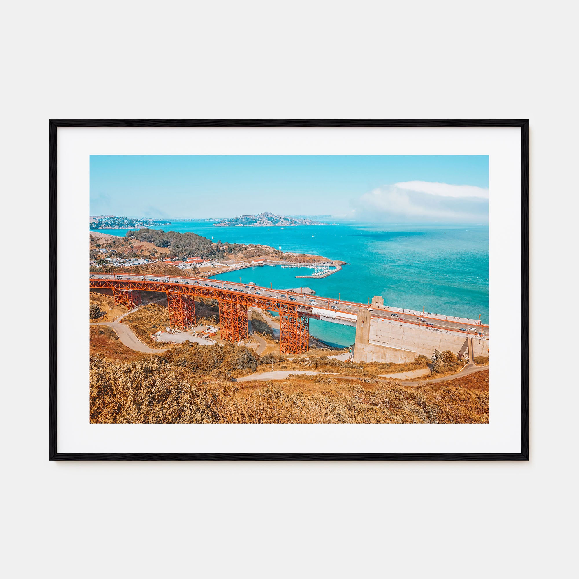 Mill Valley Landscape Color Poster