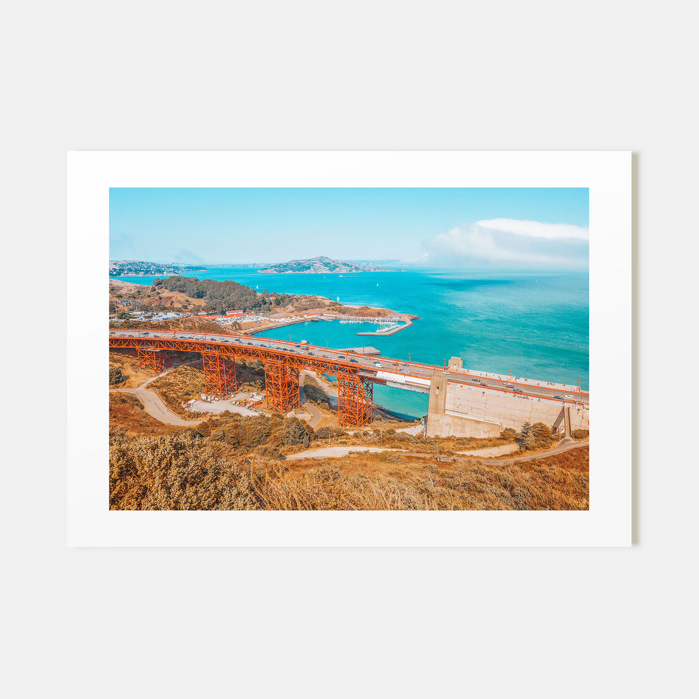 Mill Valley Landscape Color Poster