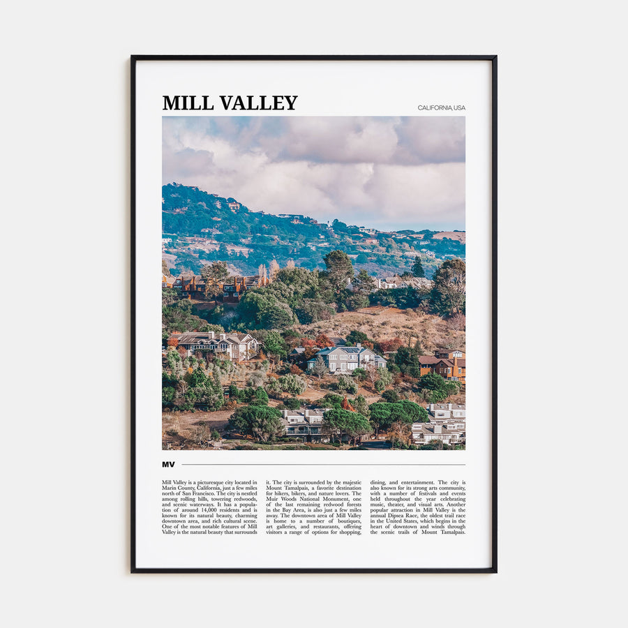Mill Valley Travel Color Poster