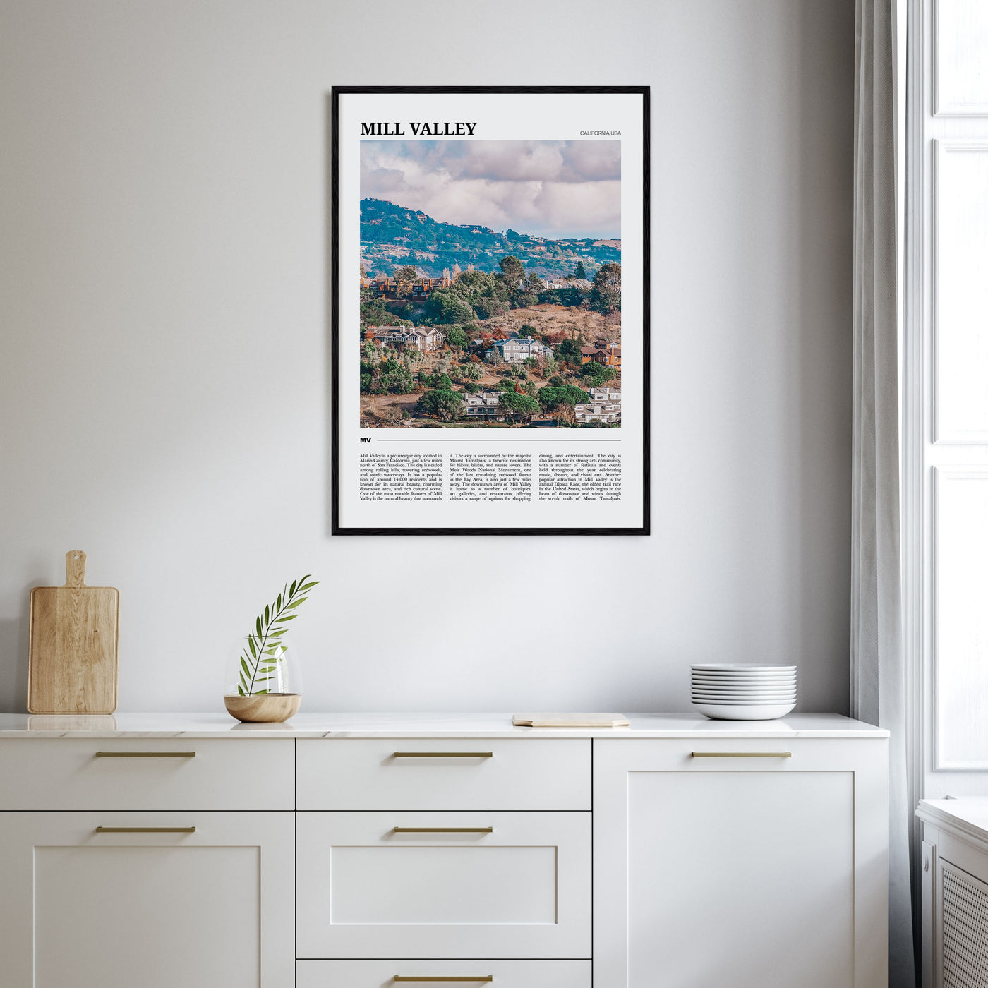 Mill Valley Travel Color Poster