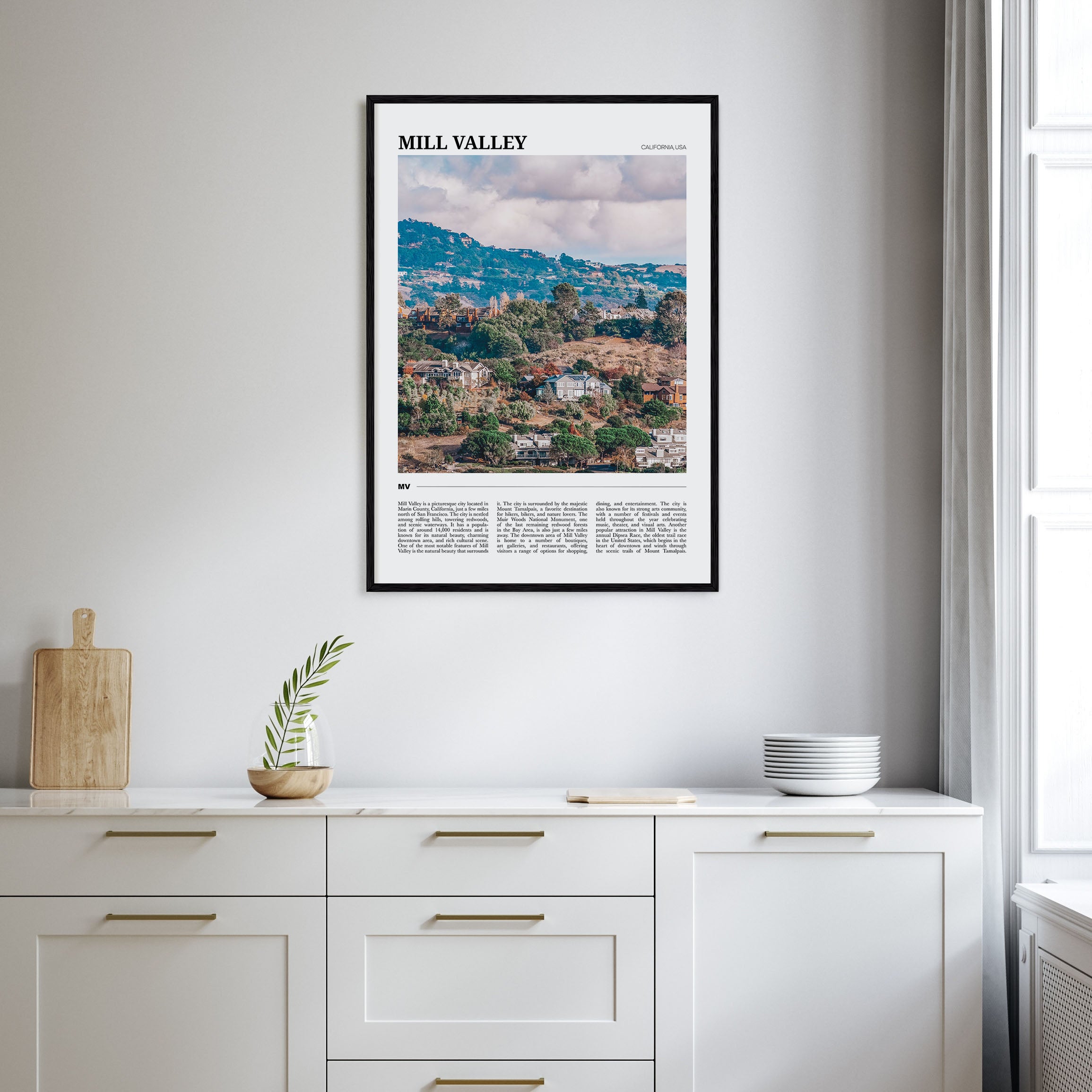 Mill Valley Travel Color Poster