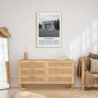 Milledgeville Travel B&W Poster