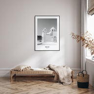 Milos Portrait B&W Poster