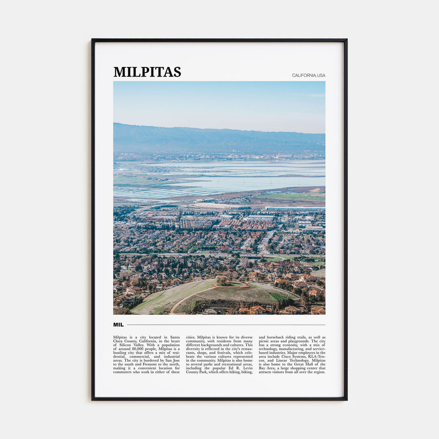 Milpitas Travel Color Poster