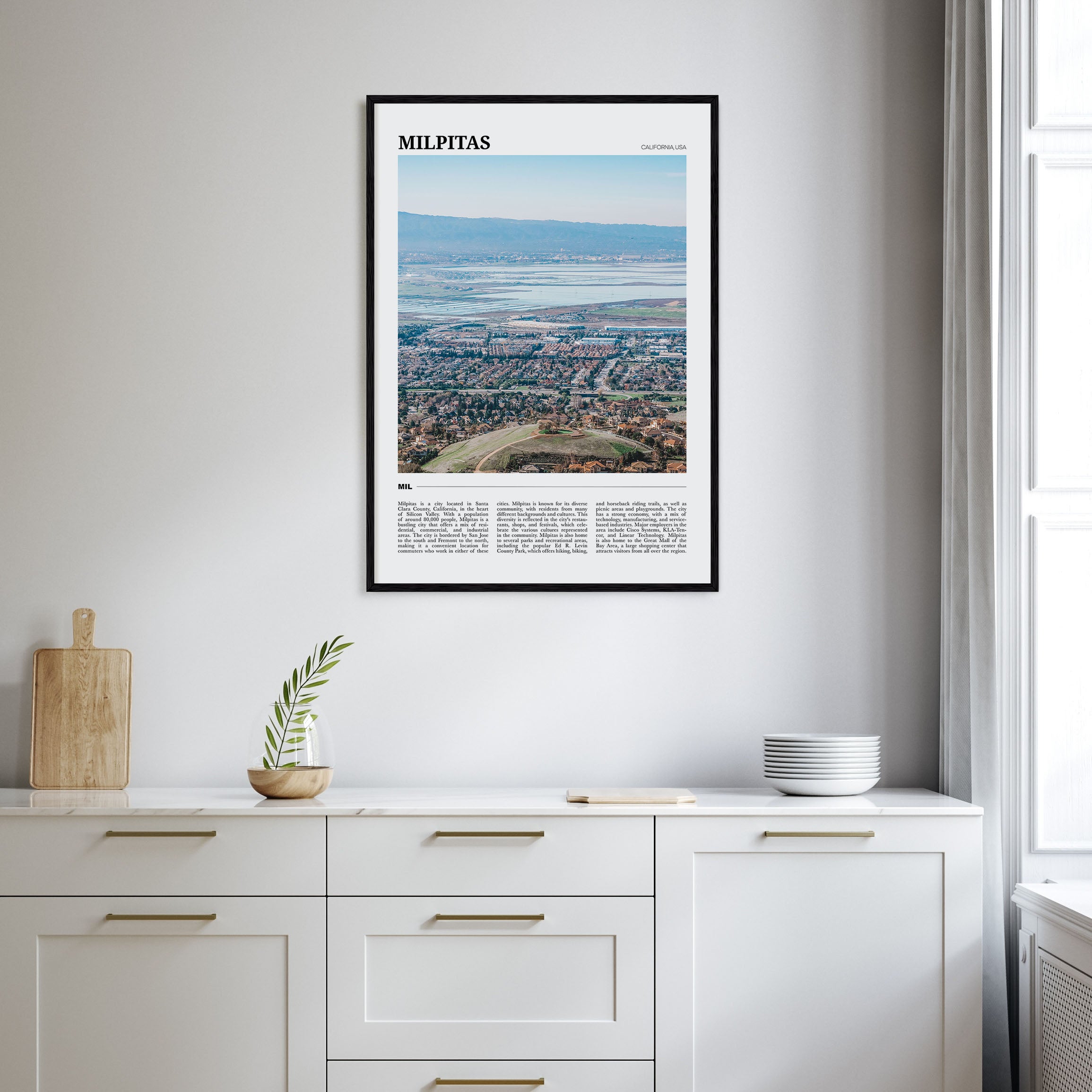 Milpitas Travel Color Poster
