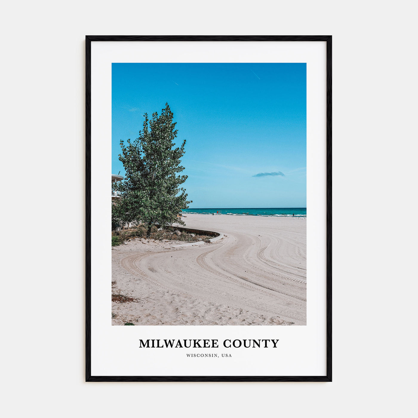 Milwaukee County Portrait Color Poster