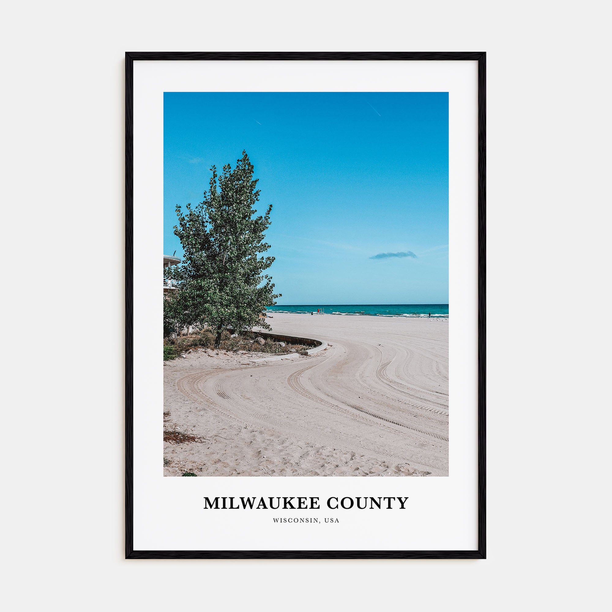 Milwaukee County Portrait Color Poster