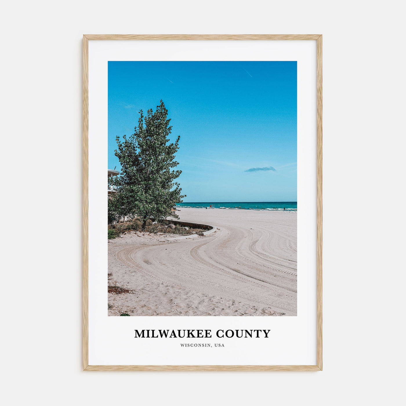 Milwaukee County Portrait Color Poster