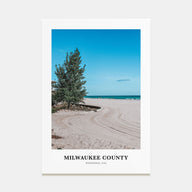 Milwaukee County Portrait Color Poster