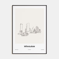 Milwaukee Drawn Poster