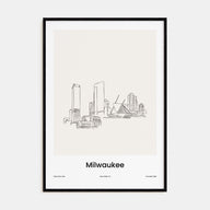 Milwaukee Drawn Poster