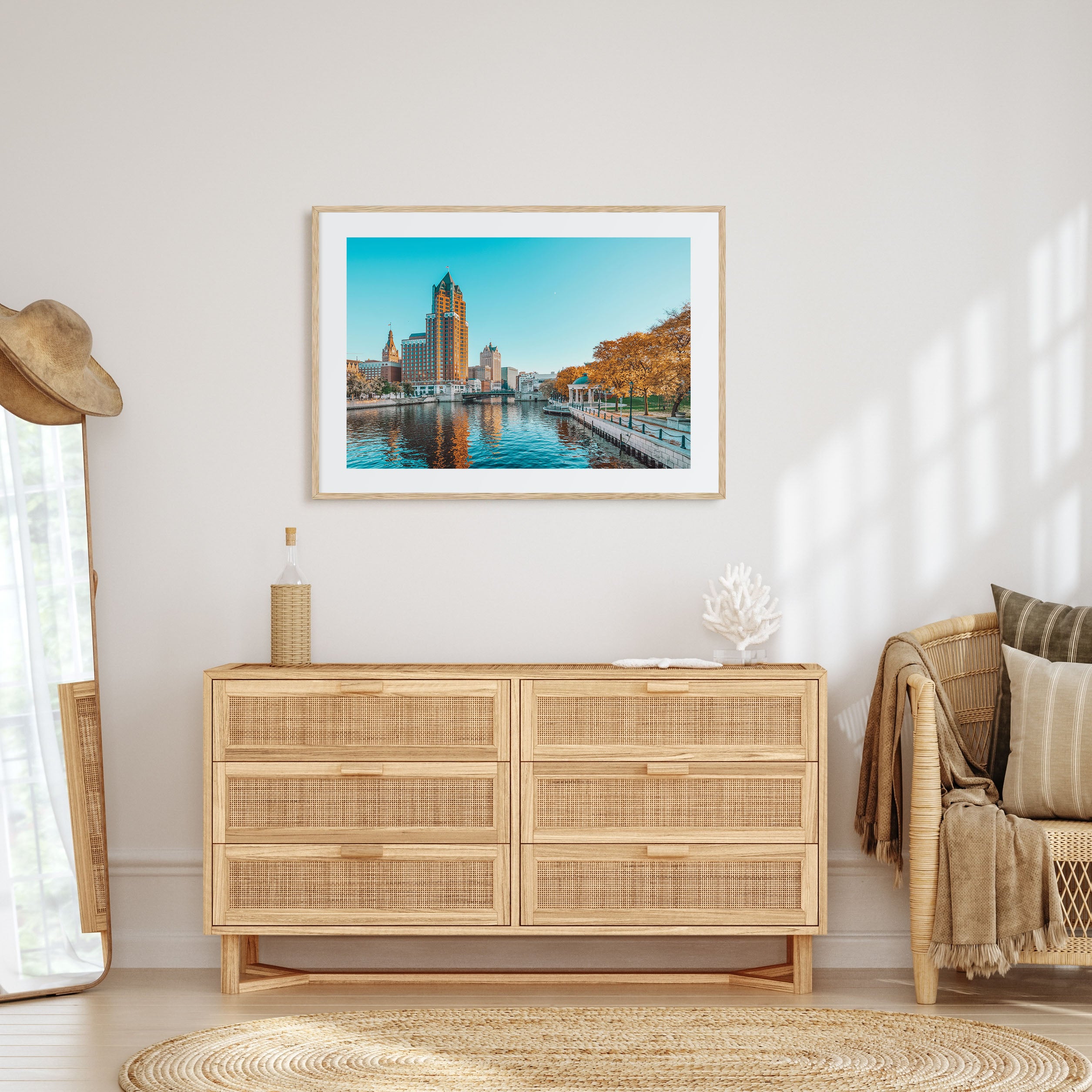 Milwaukee Landscape Color Poster