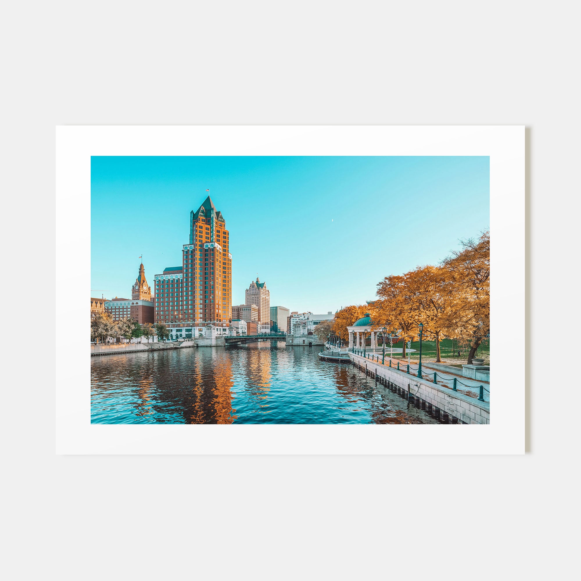 Milwaukee Landscape Color Poster