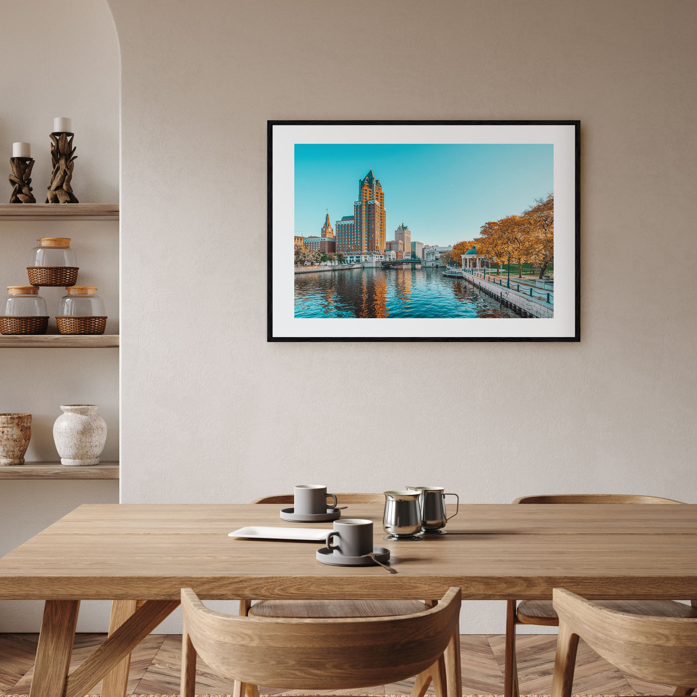 Milwaukee Landscape Color Poster
