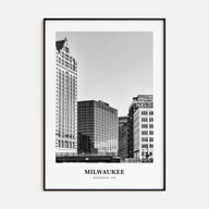 Milwaukee Portrait B&W No 1 Poster