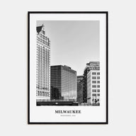 Milwaukee Portrait B&W No 1 Poster