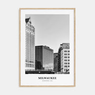 Milwaukee Portrait B&W No 1 Poster