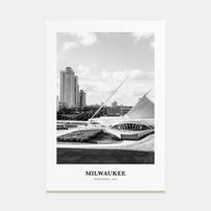 Milwaukee Portrait B&W No 2 Poster