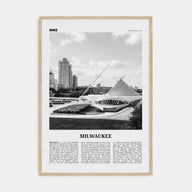 Milwaukee Travel B&W No 1 Poster