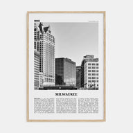 Milwaukee Travel B&W No 2 Poster