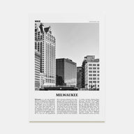 Milwaukee Travel B&W No 2 Poster