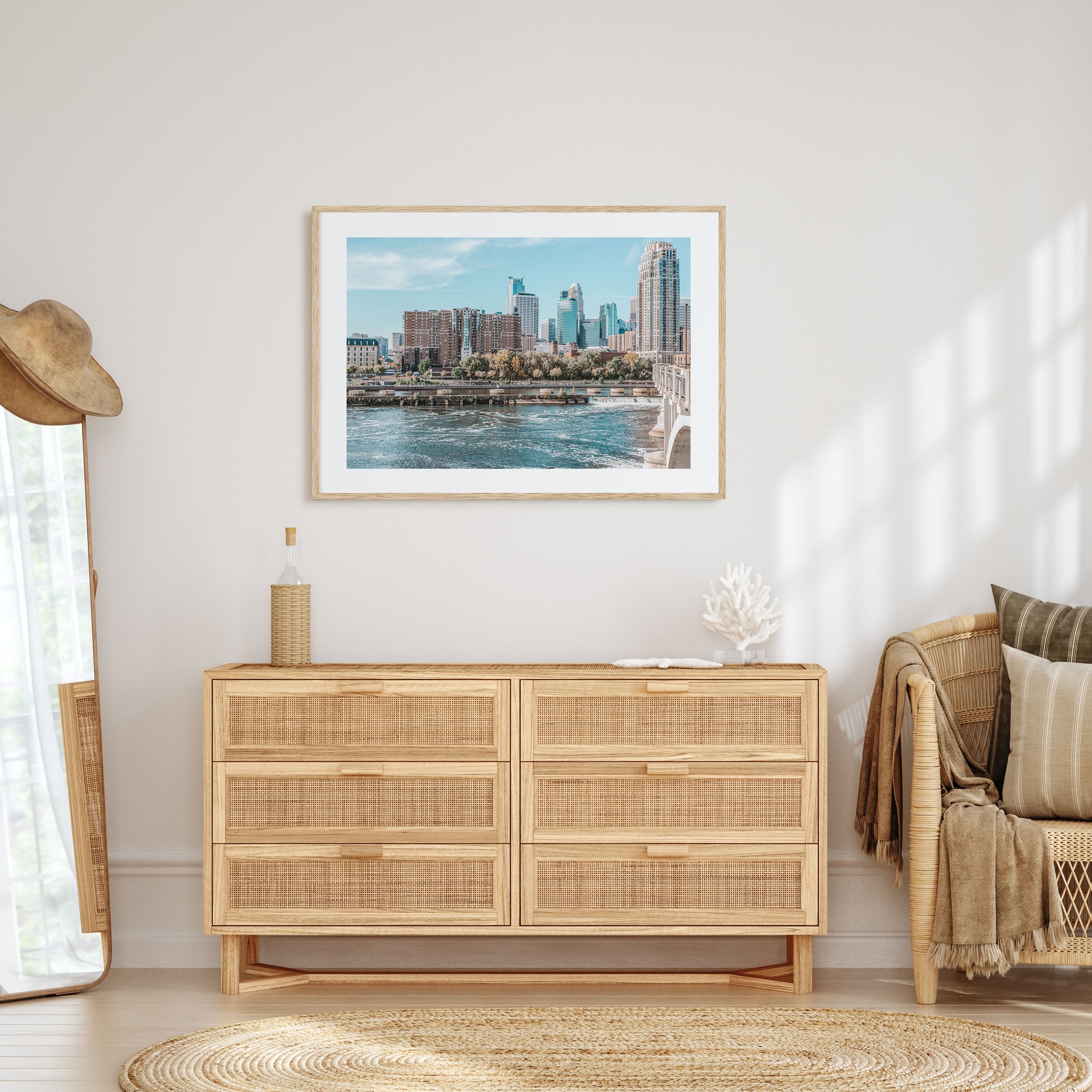 Minneapolis Landscape Color Poster