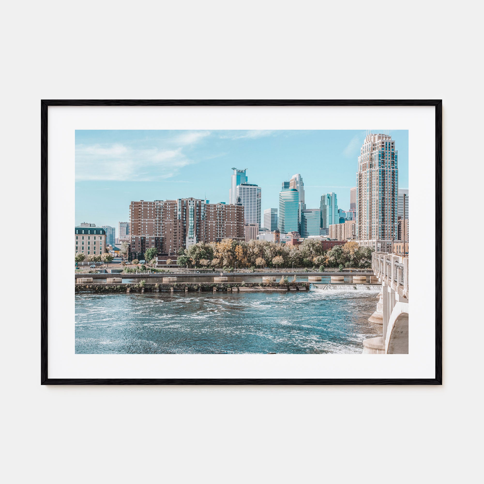 Minneapolis Landscape Color Poster