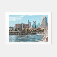 Minneapolis Landscape Color Poster