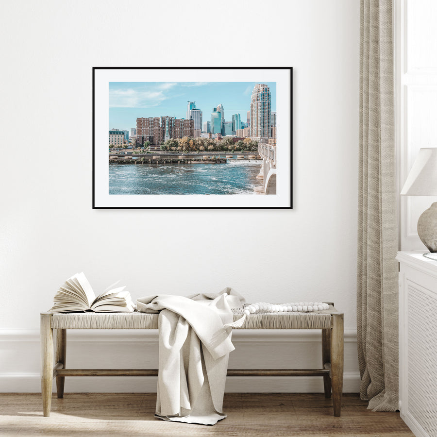 Minneapolis Landscape Color Poster