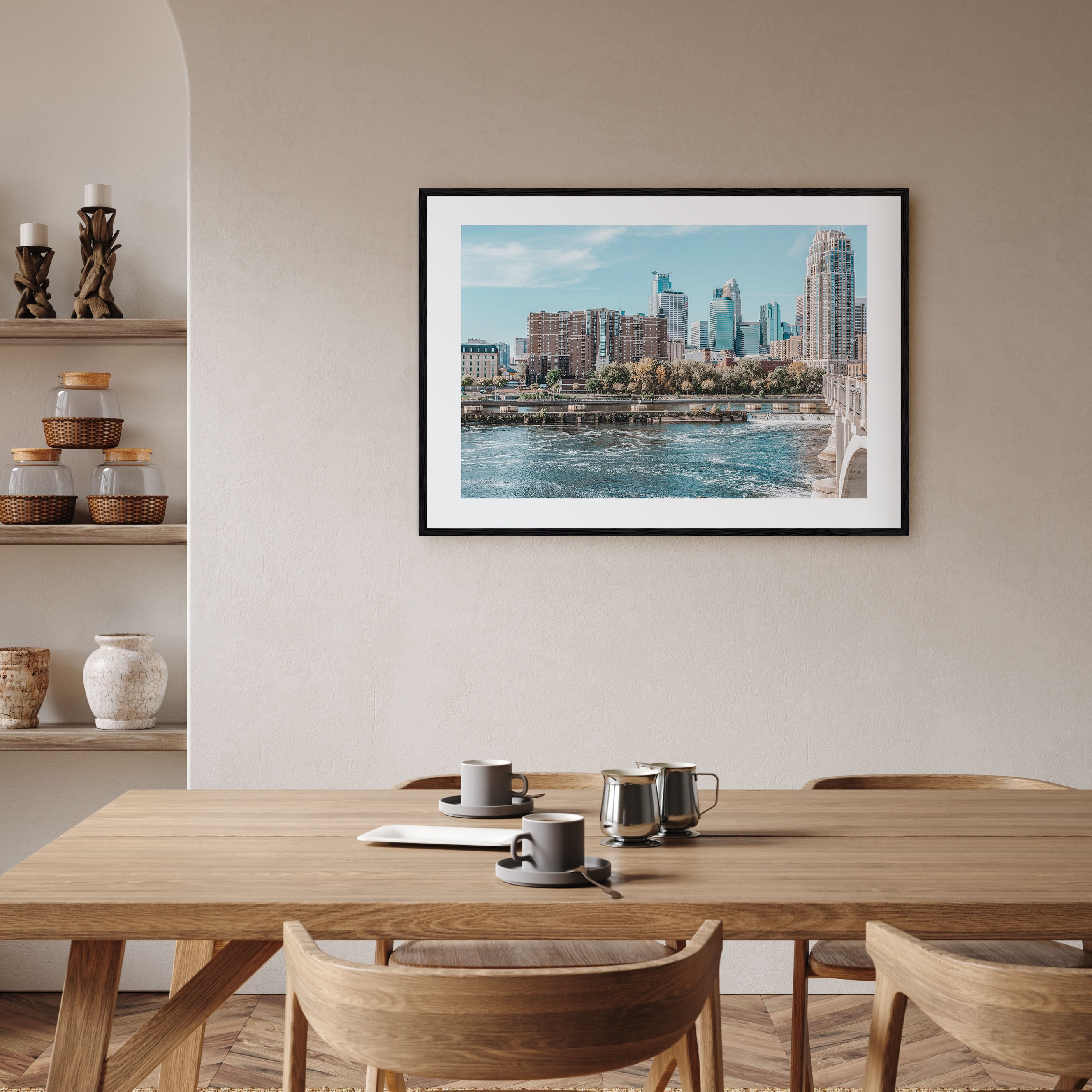 Minneapolis Landscape Color Poster