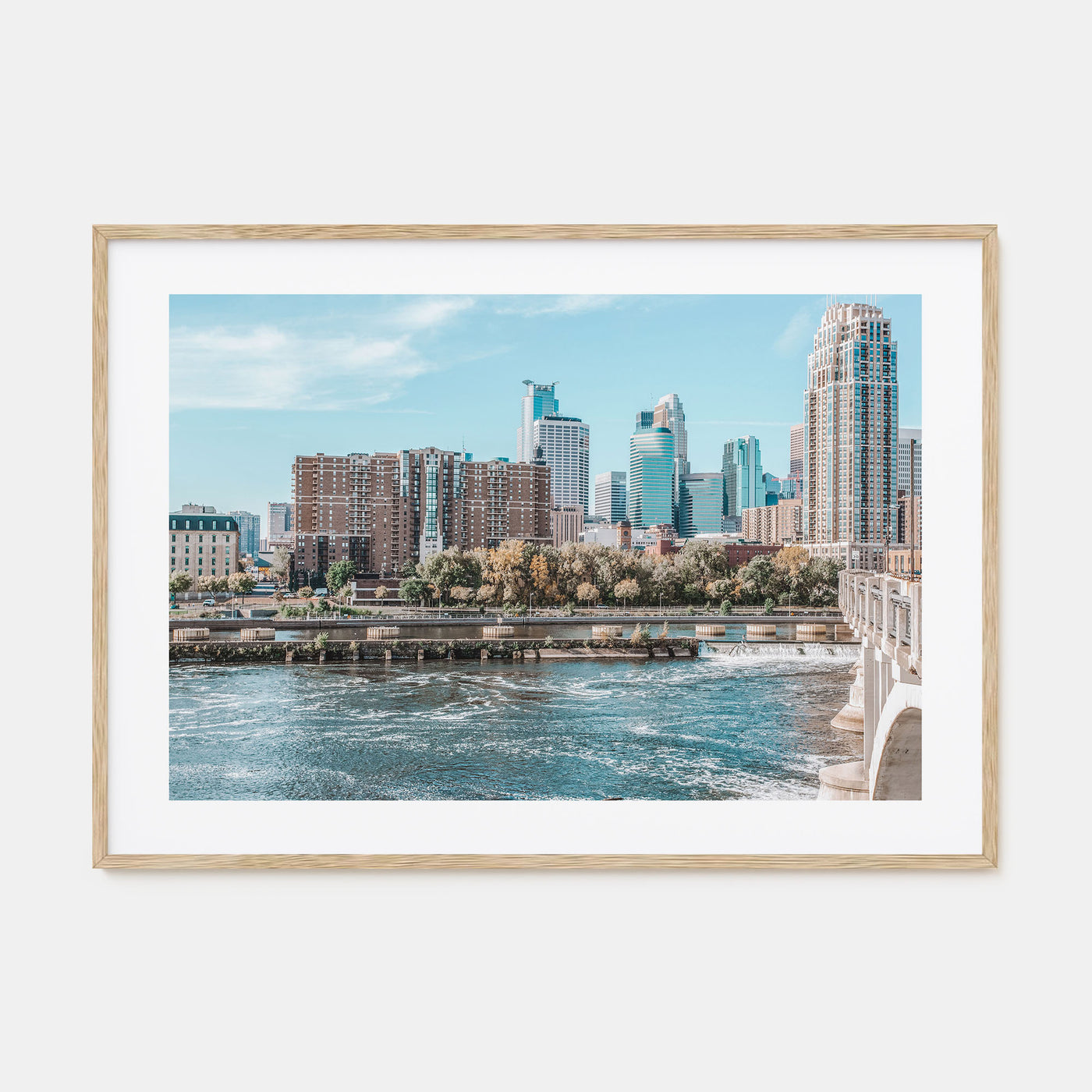 Minneapolis Landscape Color Poster