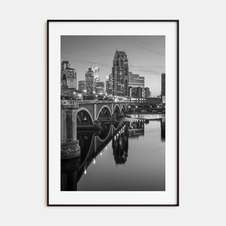 Minneapolis Photo B&W No 2 Poster