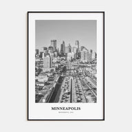 Minneapolis Portrait B&W No 3 Poster