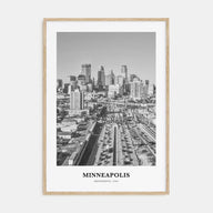 Minneapolis Portrait B&W No 3 Poster