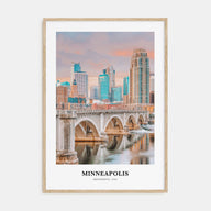 Minneapolis Portrait Color No 2 Poster