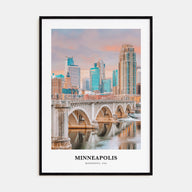 Minneapolis Portrait Color No 2 Poster