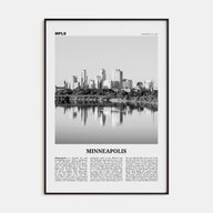 Minneapolis Travel B&W No 1 Poster