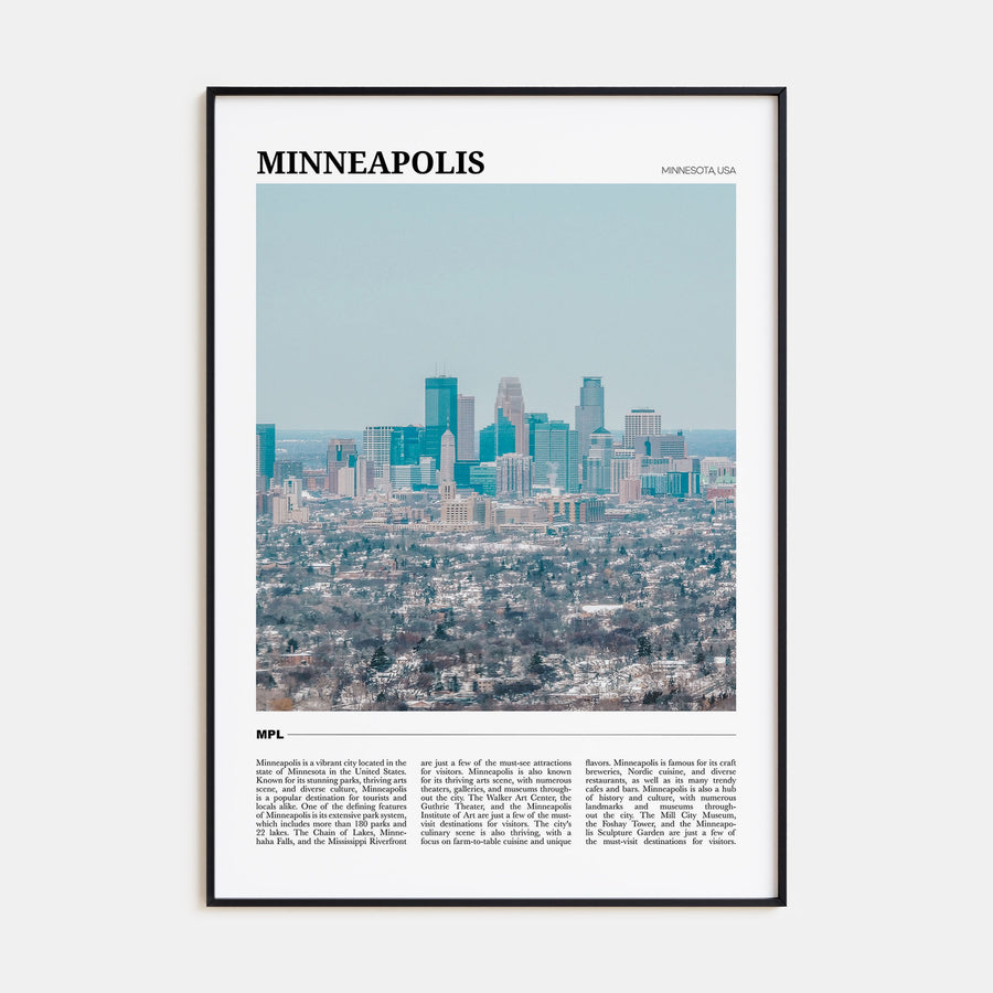 Minneapolis Travel Color No 1 Poster