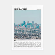 Minneapolis Travel Color No 1 Poster