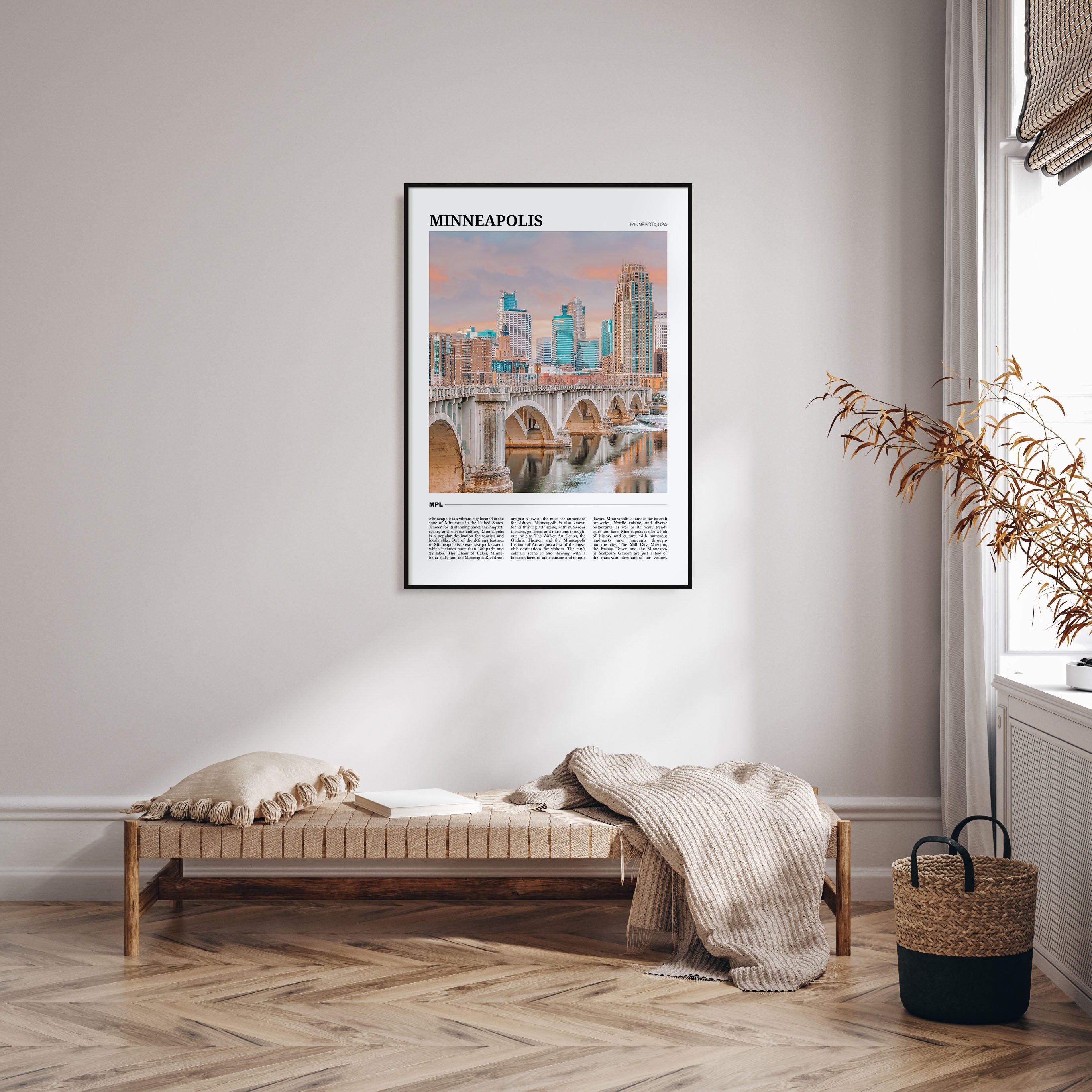 Minneapolis Travel Color No 2 Poster