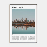Minneapolis Travel Color No 3 Poster