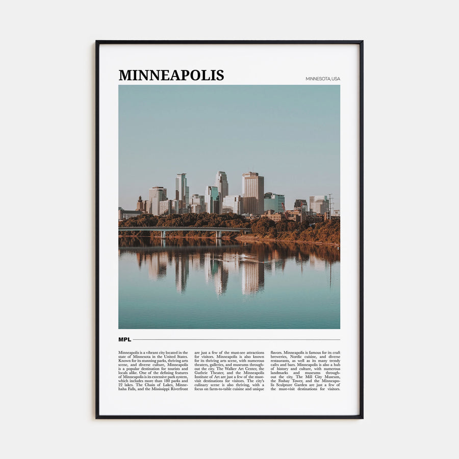 Minneapolis Travel Color No 3 Poster