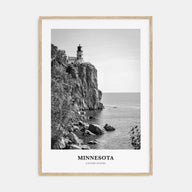 Minnesota Portrait B&W Poster