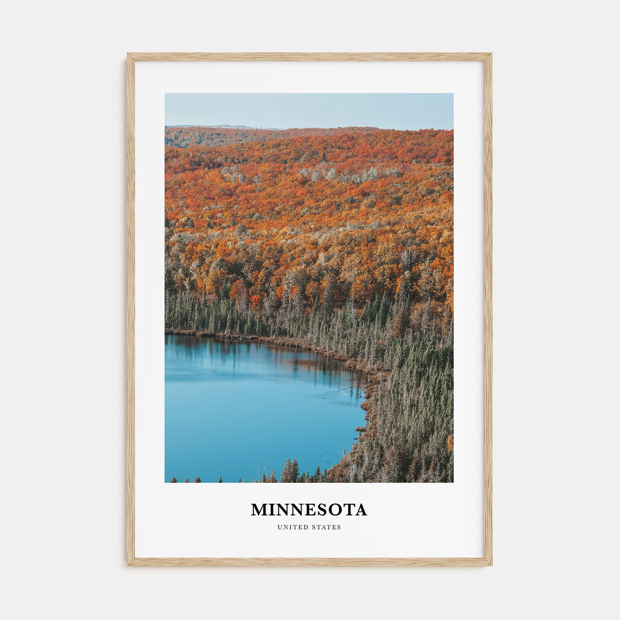 Minnesota Portrait Color No 2 Poster